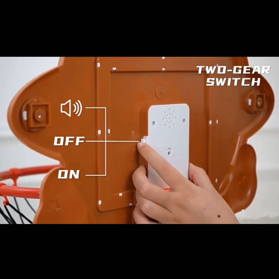 Adjustable Kids Basketball Hoop with Electronic Scoring & Applause Sound | Height 1.1m - 1.65m