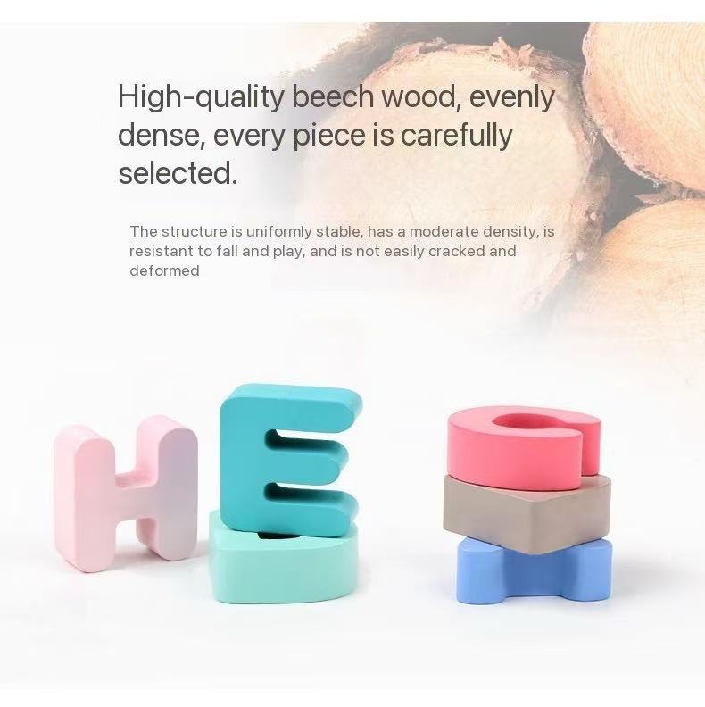 Montessori Wooden Alphabet & Number Puzzle Board | Educational Toys | Early Learning Math