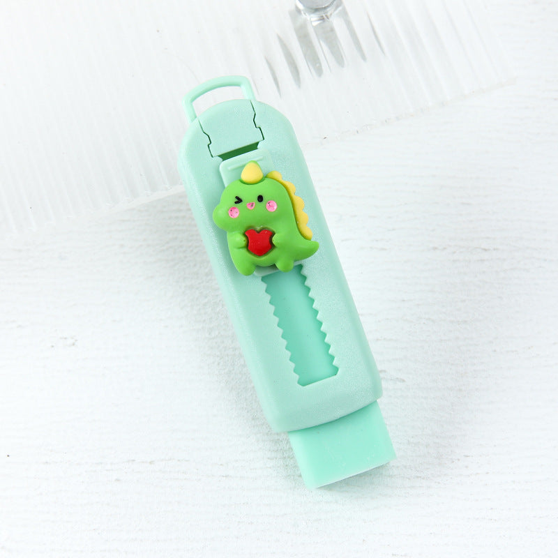 Push Button Retractable Eraser – Cute Animal Pencil Eraser for School