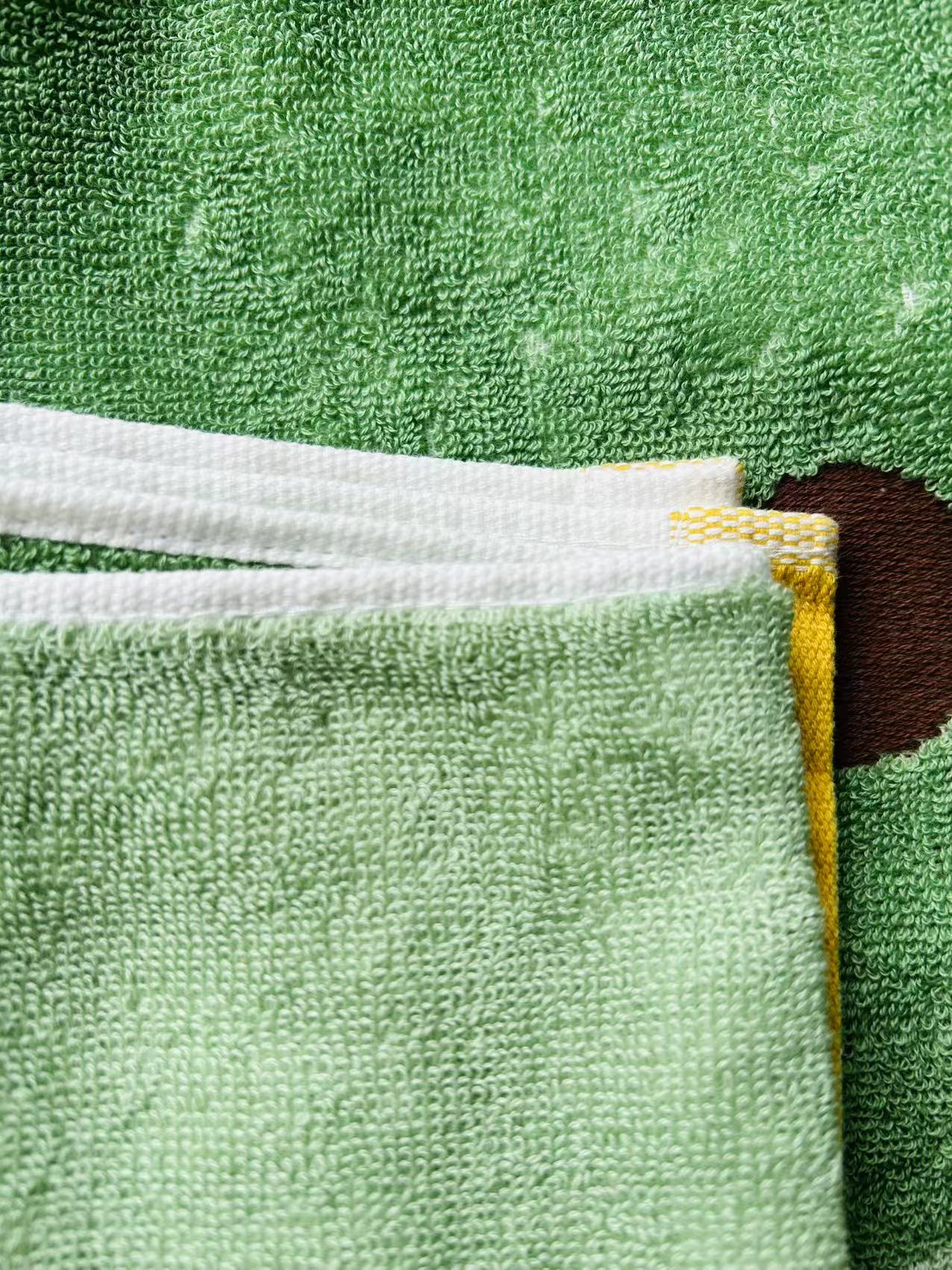 Large Cartoon Bath Towel for Kids – Soft 140x70cm Animal Pattern Beach Towel