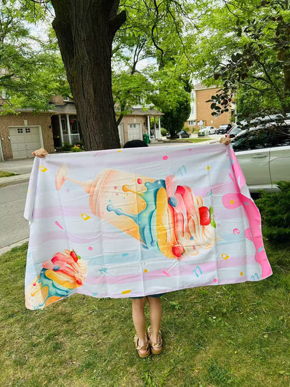 Kids Cartoon Beach Towel – Microfiber Swim and Bath Towel for Kids | 6 Cute Designs