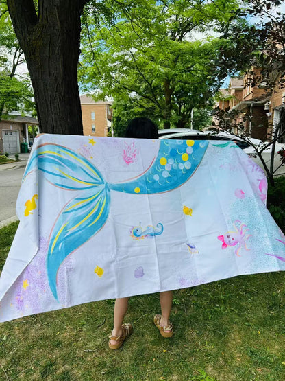 Kids Cartoon Beach Towel – Microfiber Swim and Bath Towel for Kids | 6 Cute Designs