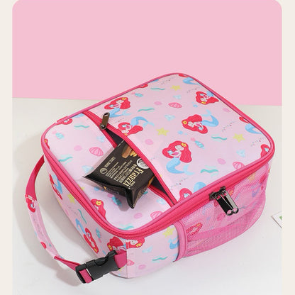 Kids Lunch Bag with Cartoon Prints – Waterproof Lunch Box for School & Travel