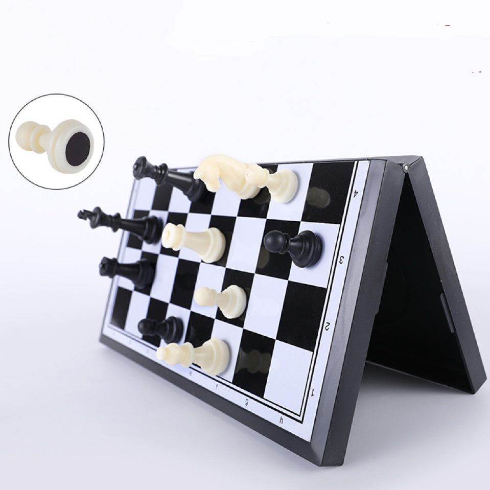 Magnetic Foldable Chess Set 33x33cm Portable Board Game
