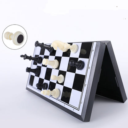 Magnetic Foldable Chess Set 33x33cm Portable Board Game