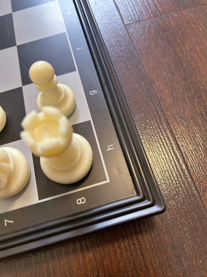 Magnetic Foldable Chess Set 33x33cm Portable Board Game