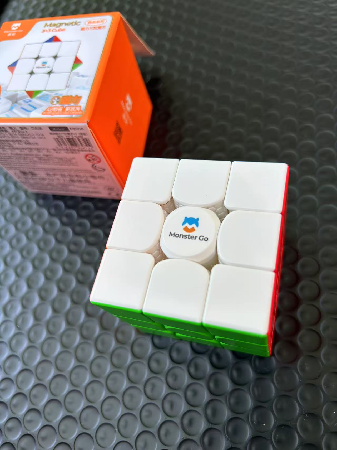 Monster Go 3x3 Magnetic Speed Cube – Smooth, Stickerless, Beginner Friendly