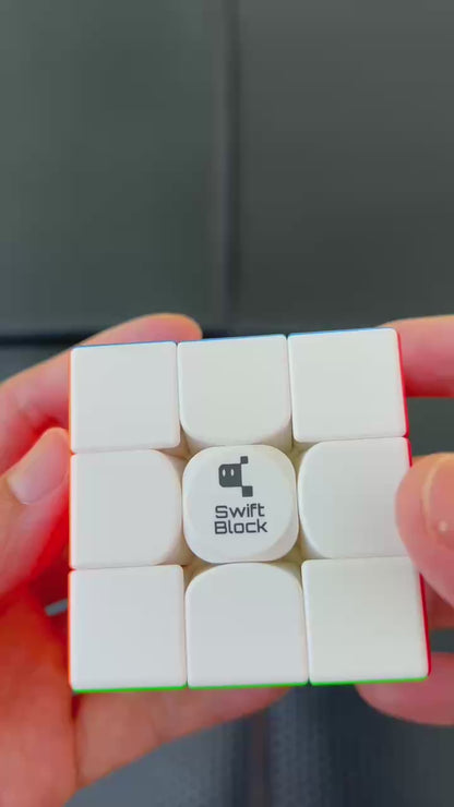 Swift Block 3x3 Magnetic Speed Cube – Smooth Rotation Puzzle Toy for Kids & Beginners