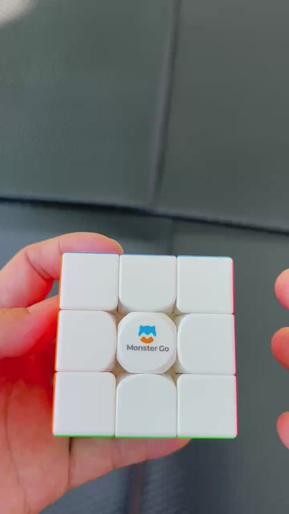 Monster Go 3x3 Magnetic Speed Cube – Smooth, Stickerless, Beginner Friendly