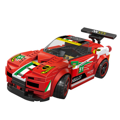 Red Supercar Building Blocks 164PCS Racing Car Toy for Kids 6+
