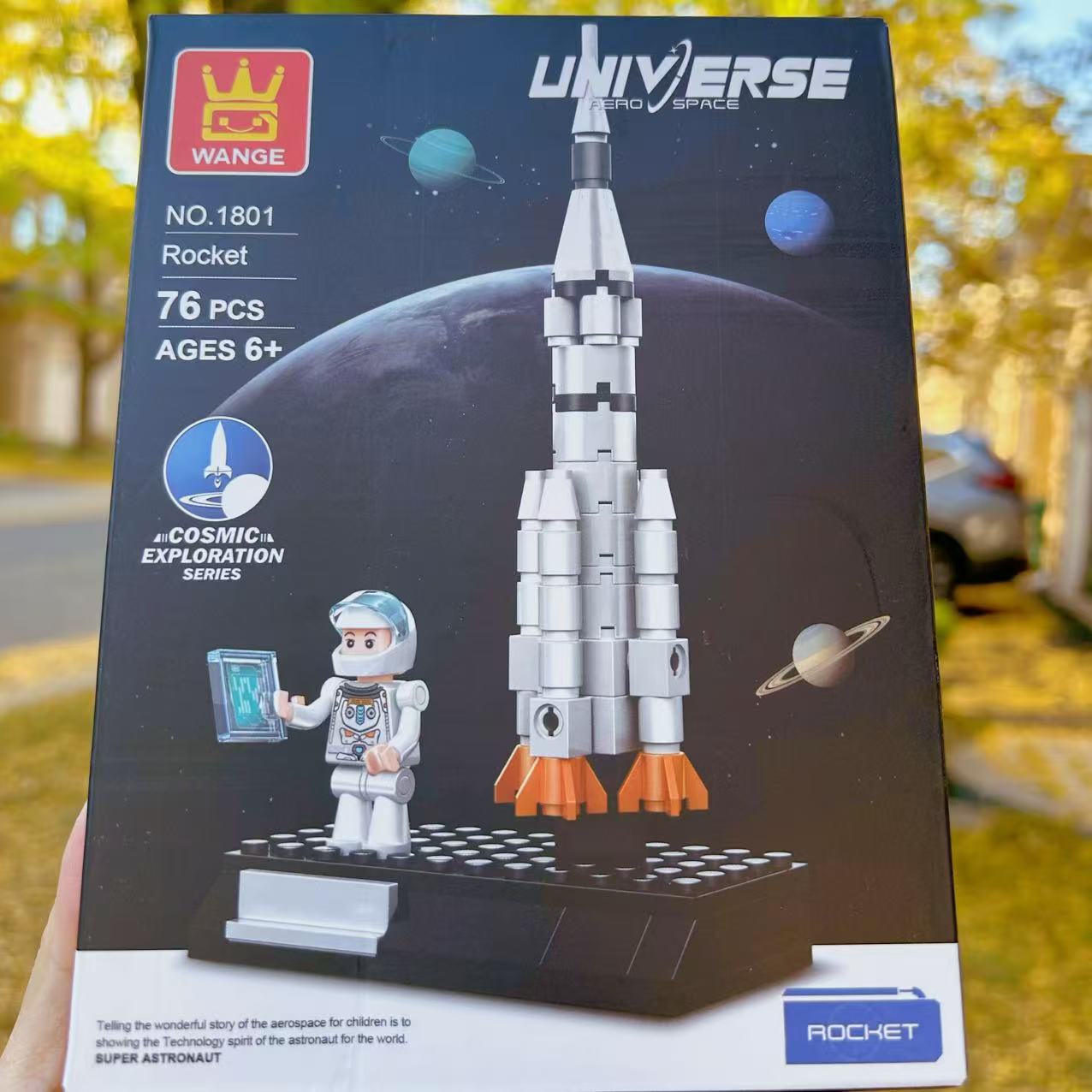 Space Shuttle Building Blocks Set — 103 PCS STEM Construction Toy (Ages 6+)