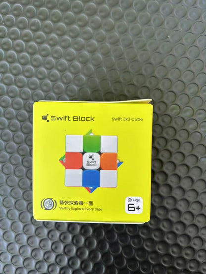 Swift Block 3x3 Magnetic Speed Cube – Smooth Rotation Puzzle Toy for Kids & Beginners