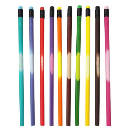 Thermochromic color-changing HB wooden pencil with eraser